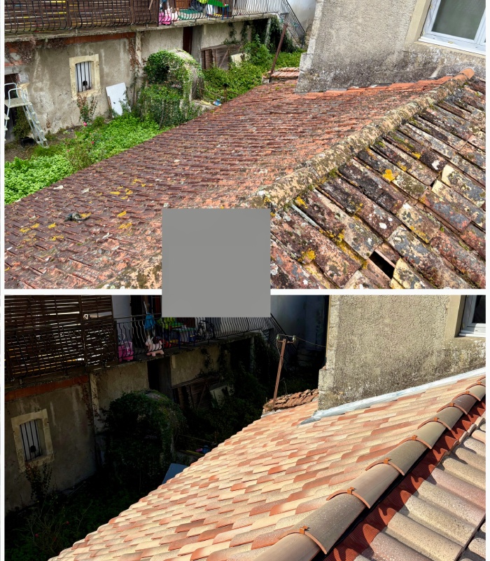 Toiture rénovée transformation complète