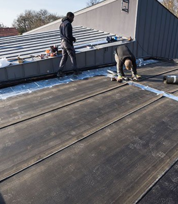 Pose membrane étanchéité toiture